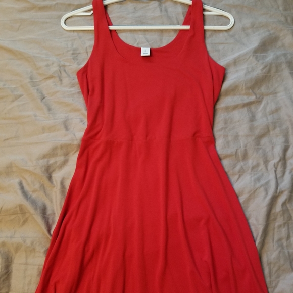 OLD NAVY Petite Red Skater Dress - Picture 3 of 5
